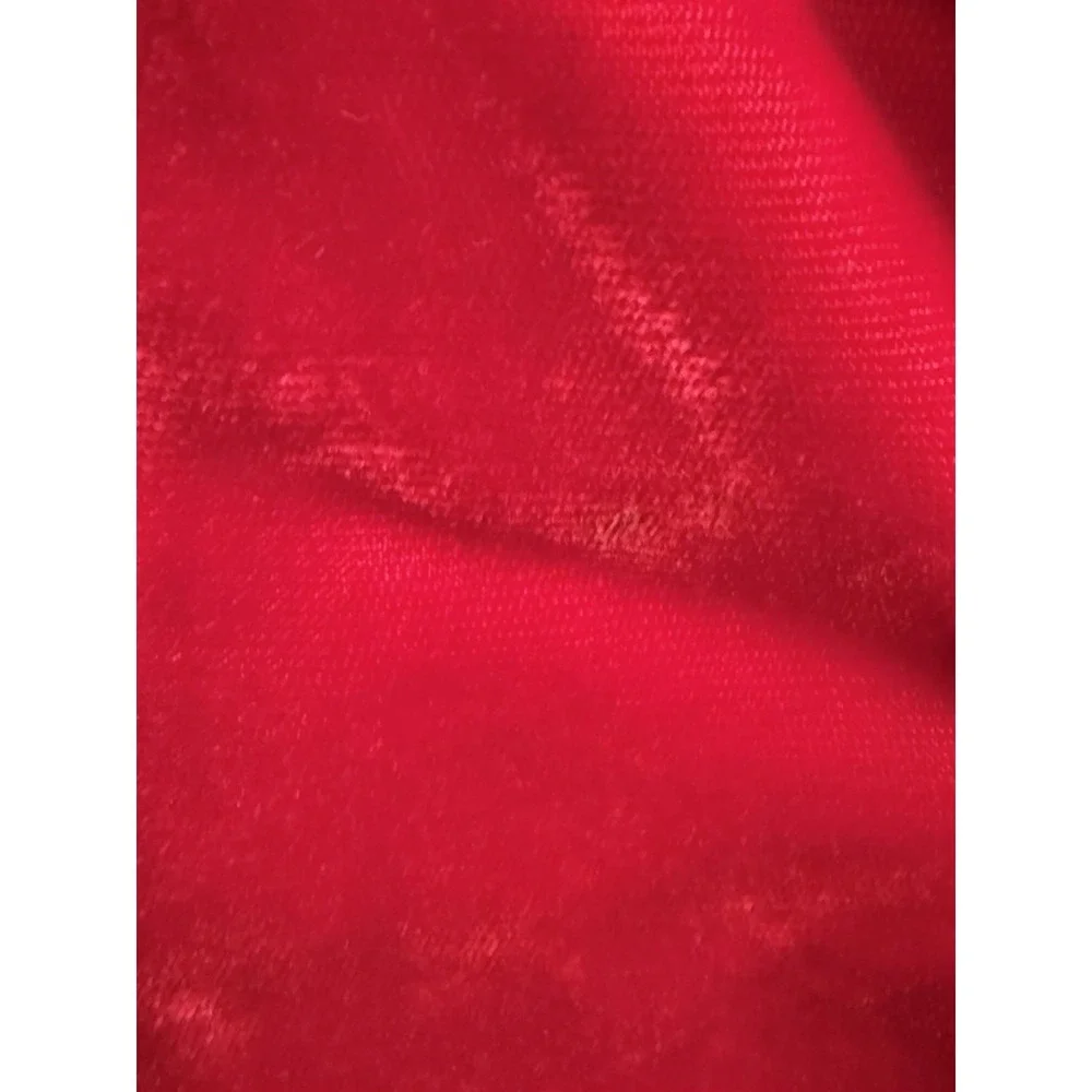 Vintage‎ 1960s Red Velvet Girls Dress. Size 5